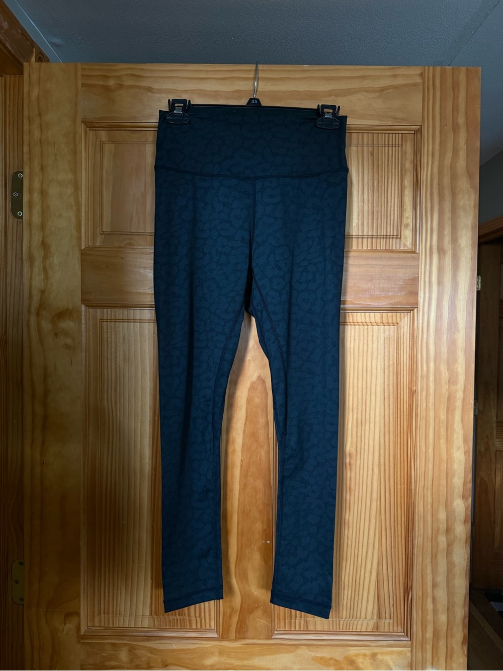 lululemon athletica Black Subtle Print Leggings